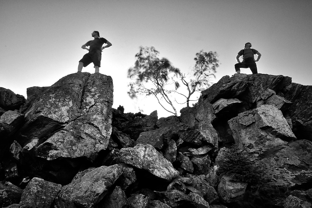 Foto: souputníci - Černé kameny - Jeseníky - srpen 2020