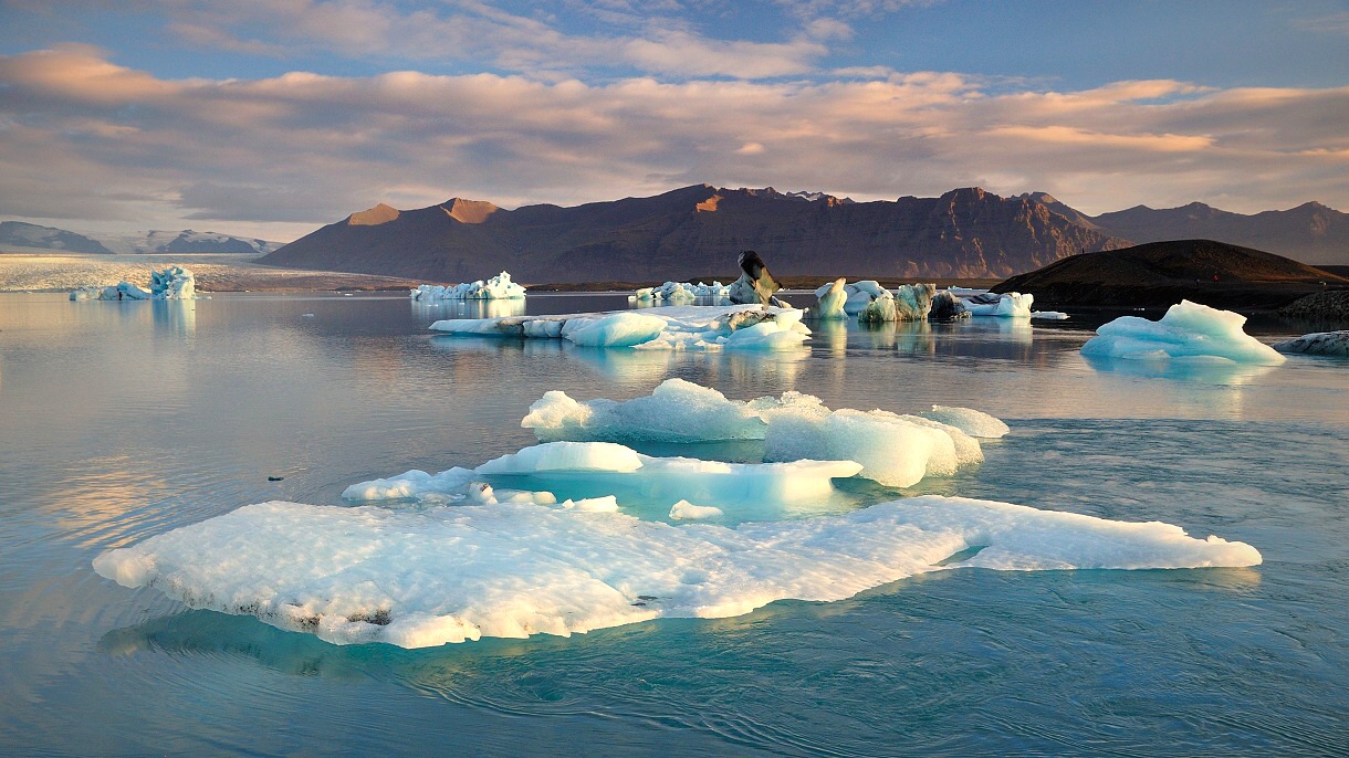 Foto: Jökulsárlón - Island - září 2021